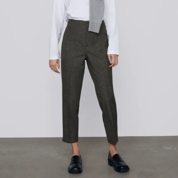 Zara modern high rise pants Clearance